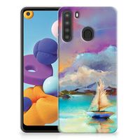 Hoesje maken Samsung Galaxy A21 Boat