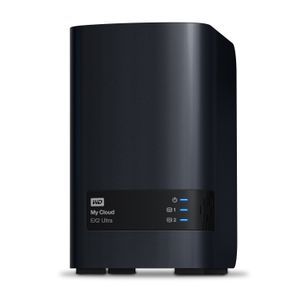 Western Digital My Cloud EX2 Ultra 3.5 Inch 2 bay My Cloud EX2 Ultra NAS, 16TB, Zwart