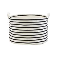 House Doctor - Storage Bag Stripes Small - Black/White (LS0441)
