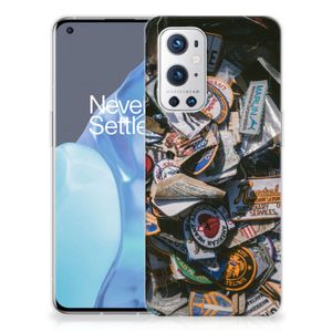 OnePlus 9 Pro Siliconen Hoesje met foto Badges