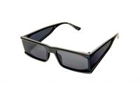 Kost zonnebril dames rechthoekig zwart (20 016)