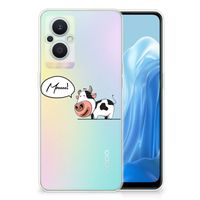 OPPO Reno8 Lite Telefoonhoesje met Naam Cow