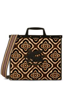 ETRO sac cabas Love en jacquard - Tons neutres