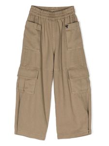 Monnalisa pantalon ample à poches cargo - Marron