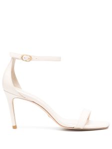 Stuart Weitzman sandales Nudistcurve 75 mm - Blanc