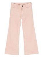 Bonpoint pantalon en velours côtelé à coupe évasée - Rose - thumbnail