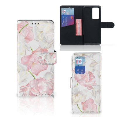 Huawei P40 Pro Hoesje Lovely Flowers Huawei P40 Pro Hoesje Lovely Flowers