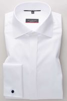 ETERNA Cover Shirt Modern Fit Gala shirt wit, Effen - thumbnail