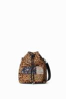 Plunjezak met dierenprint - BROWN - U