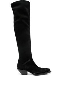 Premiata bottes en daim 50 mm - Noir