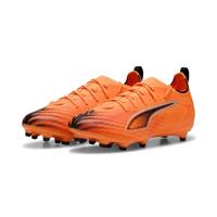 PUMA Ultra 6 Pro Fg/Ag Jr voetbalschoen voor kinderen, uniseks, Heat Fire PUMA Zwart Gloeiend Rood, 32 EU
