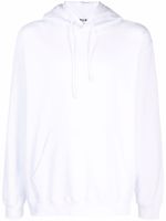 MSGM hoodie à logo imprimé - Blanc