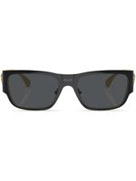 Versace Eyewear lunettes de soleil à monture rectangulaire - Noir