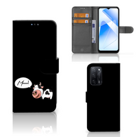 OPPO A16/A16s/A54s Leuk Hoesje Cow - thumbnail