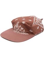 Fabiana Filippi casquette à motif cachemire - Marron - thumbnail