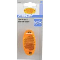 FISCHER Unisex Fischer fiets reflector 85400 oranje, geel, eenheidsmaat EU