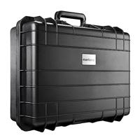 Mantona Outdoor fotoprint Beschermkoffer L (geschikt voor DSLR camera, GoPro Actioncam, Fotoapparatuur en nog veel meer., Maat L, waterdicht, schokbestendig, stofdicht) zwart