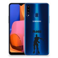 Samsung Galaxy A20s Telefoonhoesje met Naam Floss