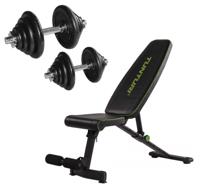 Tunturi UB20 + 2x Dumbellset 20 kg