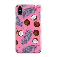 Kokosnoot roze: iPhone XS Max Volledig Geprint Hoesje - thumbnail