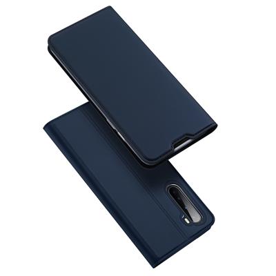 Dux Ducis - pro serie slim wallet hoes - OnePlus Nord - Blauw Dux Ducis - pro serie slim wallet hoes - OnePlus Nord - Blauw