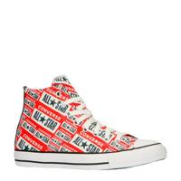Converse Chuck Taylor All Star Hi sneakers met logoprint rood
