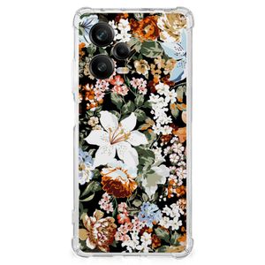 Case voor Xiaomi Redmi Note 12 Pro Plus Dark Flowers