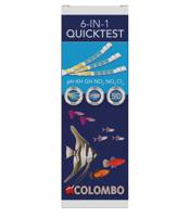 Colombo Aqua Quicktest 6 - 50 Teststrips voor Waterkwaliteit in Vijver en Aquarium