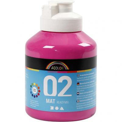 A-Color acrylverf mat 500ml roze A-Color acrylverf mat 500ml roze