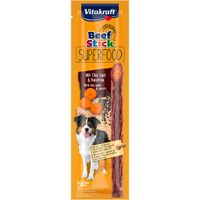 Vitakraft Beefstick Superfood wortel met chiazaad hondensnack (25 g) 2 verpakkingen - thumbnail