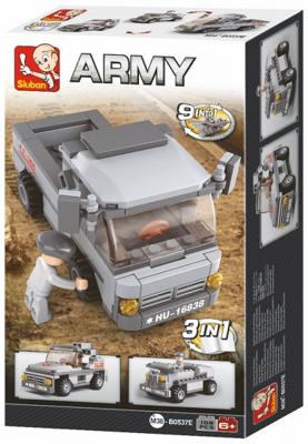 Sluban Army: troepentransporter 3 in 1 (M38 B0537E)