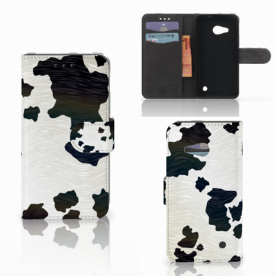 Microsoft Lumia 550 Telefoonhoesje met Pasjes Koeienvlekken