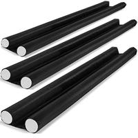 3 Stuks Dubbele Tochtstrip Tochtwering Tochtband Energie Besparing Isolerend Koude Lucht Stopper 92 cm - Geen Gereedschap Nodig