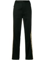 DSQUARED2 pantalon de jogging brodé de sequins - Noir