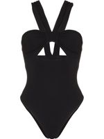 Nensi Dojaka maillot de bain Butterfly à découpes - Noir