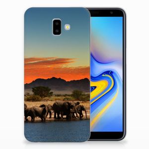 Samsung Galaxy J6 Plus (2018) TPU Hoesje Olifanten