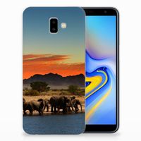 Samsung Galaxy J6 Plus (2018) TPU Hoesje Olifanten - thumbnail