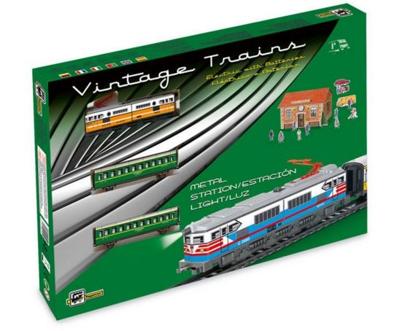 Pequetren Startset batterij 301 Classic passagiers trein
