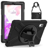 Lenovo Tab M9 Heavy Duty 360 Case met Draagriem - Zwart