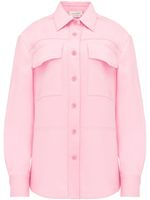 Alexander McQueen chemise en laine à poches poitrine - Rose - thumbnail