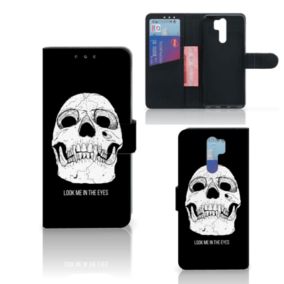 Telefoonhoesje met Naam Xiaomi Redmi 9 Skull Eyes Telefoonhoesje met Naam Xiaomi Redmi 9 Skull Eyes