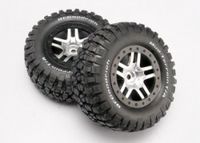 BF Goodrich Short Course Tyres on SS Chrome/Black Wheels (TRX-6873) - thumbnail