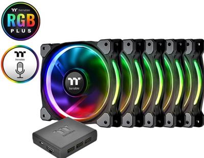 Thermaltake CL-F054-PL12SW-A hardwarekoeling Computer behuizing Koeler 12 cm Zwart