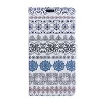 Wallet vintage bloem hoes Sony Xperia X