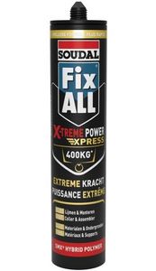 Soudal Fix -All X-Treme Power X-Press | Montagelijm | Zwart | 280 ml - 155119