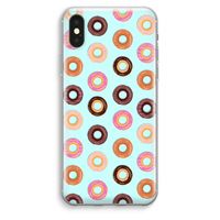 Donuts: iPhone XS Max Transparant Hoesje