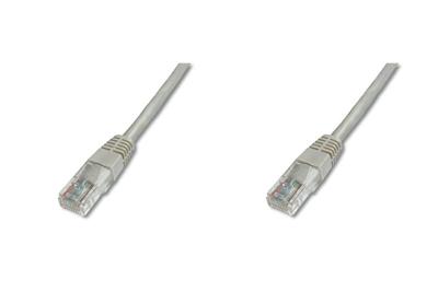 Digitus DK-1617-005 RJ45 Netwerkkabel, patchkabel CAT 6 U/UTP 0.50 m Grijs Halogeenvrij 1 stuk(s)