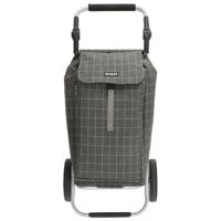 Beagles Alberic Boodschappen Trolley Grijs Ruit