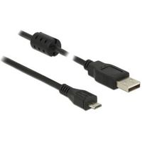 Delock 84900 Kabel USB 2.0 Type-A male > USB 2.0 Micro-B male 0,5 m zwart - thumbnail