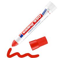 edding 950 Industriële pastmarker - rood - 1 pen - ronde punt 10 mm - marker voor het beschrijven van metaal, steen, hout - ruwe of natte oppervlakken - permanent, waterdicht